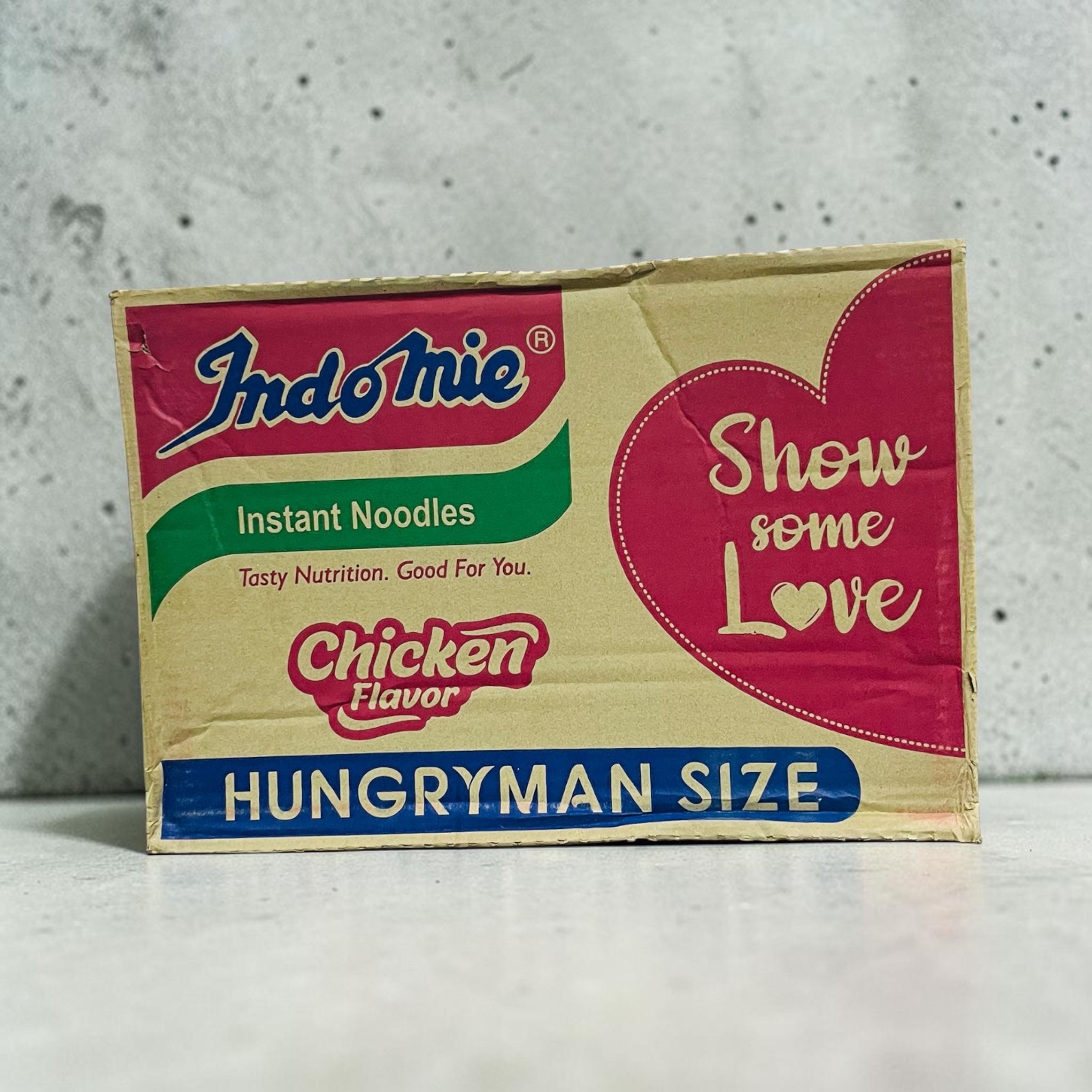 INDOMIE HUNGRYMAN CHICKEN FLAVOR NOODLES 